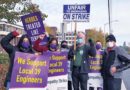 Unions strike with engineers